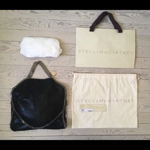 Stella McCartney Falabella Shaggy deer Fold over T